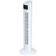 [아마존베스트]Monzana Tower Fan with Remote Control 3 Speed Levels Digital Display White Column Fan Floor Fan Air Cooler Fan