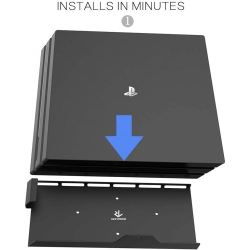  [아마존베스트]Monzlteck Wall Mount for PS4 pro, Near or Behind TV, Space Saving,Easy to Install
