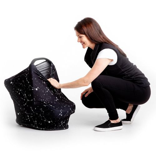  Moody Park Baby - Baby Car Seat Cover and Nursing Cover (Constellation Print)