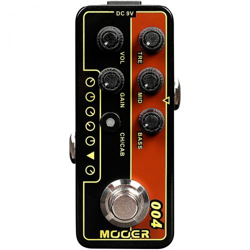  Mooer},description:Mooer micro preamps are sonically accurate digital recreations of the preamp sections of popular tube amplifiers. They were developed by directly analyzing real