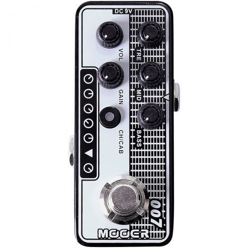  Mooer},description:Mooer micro preamps are sonically accurate digital recreations of the preamp sections of popular tube amplifiers. They were developed by directly analyzing real