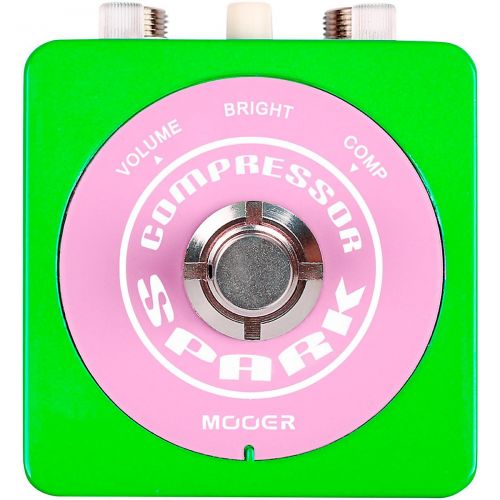  Mooer},description:The Spark Compressor is a modern compressor with low noise, super-linear buffer signal circuit and optocoupler which delivers a smooth compression effect. Adjust