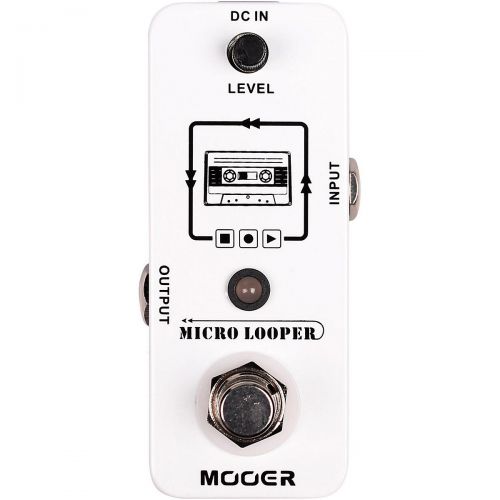  Mooer},description:The Mooer Micro Looper. Record, playback, stop, overdub and delete, all these functions can be controlled by one single footswitch. You have easy and direct acce