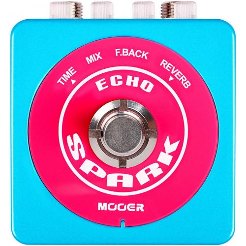  Mooer},description:The Spark Echo builds off of the Mooer Spark Delay by adding a delay time of up to 1000 milliseconds for extreme delay effects. It offers a special reverb effect