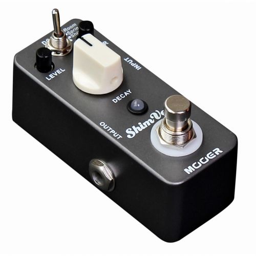  Mooer},description:The Mooer ShimVerb is a great addition to any pedal board. It offers three reverb modes: Room, Spring and Shimmer. The Room reverb provides different sized, true