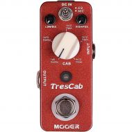 Mooer},description:The Mooer TresCab delivers high-quality digital cabinet simulation in a micro pedal. The TresCab offers five different types of cabinets with EQ adjustment or mi