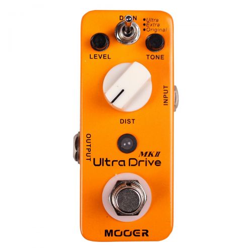  Mooer},description:The Mooer Ultra Drive MKII Micro Distortion is an advanced distortion in an extremely pedal board-friendly design. It has three modes: Original, Extra and Ultra.