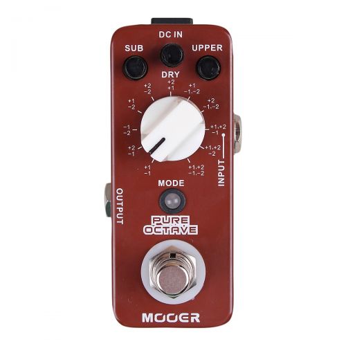  Mooer},description:The Mooer Pure Octave delivers awesome octave effects in a compact pedal board-friendly package. You can switch between 11 octave modes and adjust the lower, upp