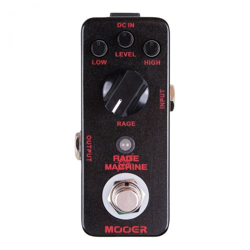  Mooer},description:Wide variety of heavy metal style distortion tones, Two EQ knobs allow you to shape the tone dramatically and a level knob allows you to dial in the precise amou
