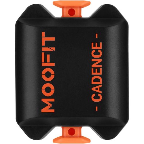  moofit Bike Cadence Sensor, Bluetooth / ANT+ IP67 Waterproof Wireless RPM Cycling Cadence Sensor for Wahoo/Zwift /OpenRider/Endomondo/ TacX/ TrainerRoad (MooFit app Unavailable)