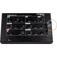 Moog},description:The Werkstatt-1: Moogfest 2014 Kit is for anyone who loves all things Moog, and for anyone else whos interested in an affordably priced synthesizer with a huge a