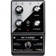 Moog},description:Part of Moogs Moogerfooger Series, the MF Flange is a 100% analog BBD-based phase manipulator with a dedicated voicing switch and mono or stereo output capabiliti