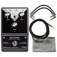 Moog MFS Boost 02 Guitar Effects Pedal w/Cleaning Cloth and 3 Cables