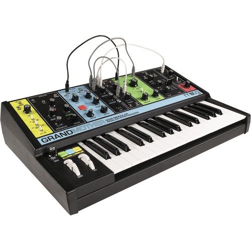  Moog Grandmother Semi-Modular Analog Synthesizer (Multicolored)