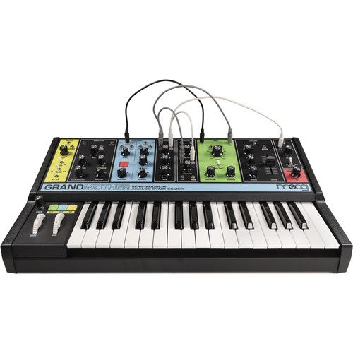  Moog Grandmother Semi-Modular Analog Synthesizer (Multicolored)