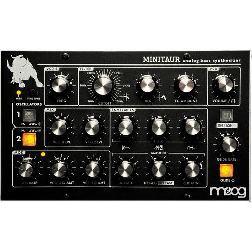  Moog Minitaur Analog Bass Synthesizer (Black)