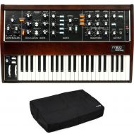 Moog Minimoog Model D Analog Synthesizer and Dust Cover - Appalachian Cherry