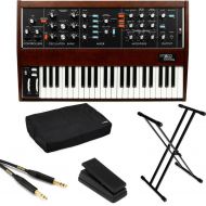 Moog Minimoog Model D Analog Synthesizer Studio Bundle - Appalachian Cherry