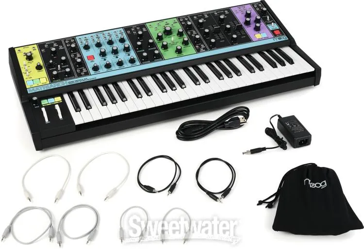  Moog Matriarch Semi-Modular Analog Synthesizer and Step Sequencer Essentials Bundle