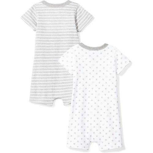  Moon+and+Back Moon and Back Baby Set of 2 Organic Rompers