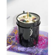 MoonHunterMagick Weight Loss Candle Hand Made Soy Candle Aromatherapy Candle Weight Loss Ritual supply