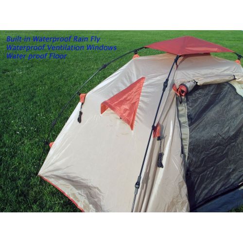  MoonNestTent Instant Setup One Piece Camping Tent