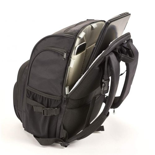  Moondo Parent Backpack- The Perfect Combination of a Travel, Laptop & Diaper Bag Backpack- Large Capacity Designed to Make Airport Travel with Kids Easier and More Functional- Blac