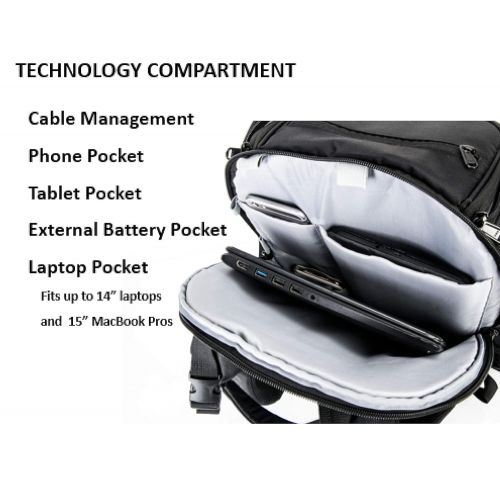  Moondo Parent Backpack- The Perfect Combination of a Travel, Laptop & Diaper Bag Backpack- Large Capacity Designed to Make Airport Travel with Kids Easier and More Functional- Blac