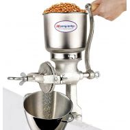 [아마존베스트]Moongiantgo Manual Corn Grain Grinder Mill Cast Iron Hand Crank Manual Coffee Grinder with Large Hopper for Bean Rice Coco Pepper Grains Nuts