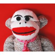 /MoonglowBungalow Sock Monkey Ernie - Charming, Heritage-Style