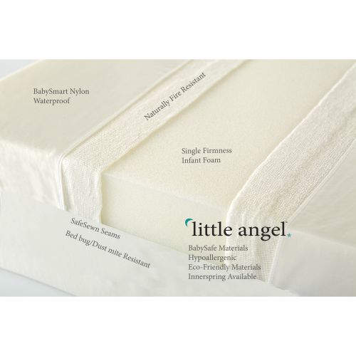  Moonlight Slumber LITTLE ANGEL CRIB MATTRESS ECO FRIENDLY PLNT BSD ALL FOAM MATTRESS