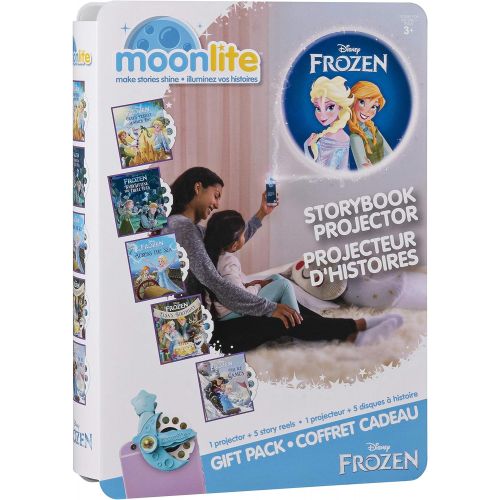 Moonlite, Frozen Gift Pack with Storybook Projector For Smartphones & 5 Story Reels