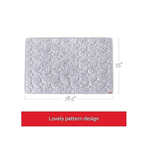  Baby Play Mat Extra Thick, Large, Crawling Mat Non Slip Cushioned Baby Mats for Playing 78.5x55 Inches, Baby Playmat Floor Mat for Babies, Toddlers