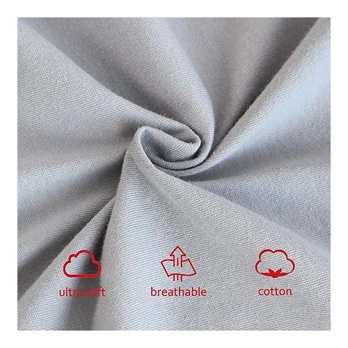  Travel Crib Sheet Cotton Fits Guava Lotus, Dream on Me Travel Crib Light Playard and Others, Ultra Soft Breathable Sheet, Unisex, Boys & Girls