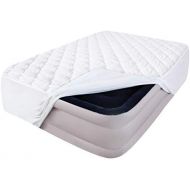 Queen Mattress Pad Thick Quilted Mattress Topper Air Mattress Cover, Super Soft Breathable and Noiseless Down Alternative Fiber Extra Thick Mattress Pad with Deep Pocket Fits up to 23 Inch Mattress