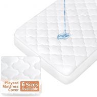 Pack and Play Sheets (6 Sizes), Fit Graco Pack and Play On The Go Playard and Portable Playard, Pack and Play Sheets Fitted Waterproof Protector Cover Soft Quilted