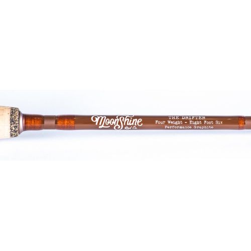  Moonshine Rod Company Moonshine Rod Co. The Drifter Series Fly Fishing Rod with Carrying Case and Extra Rod Tip Section