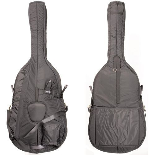  Mooradian 3/4 Standard Upright String Double Bass Bag - Black