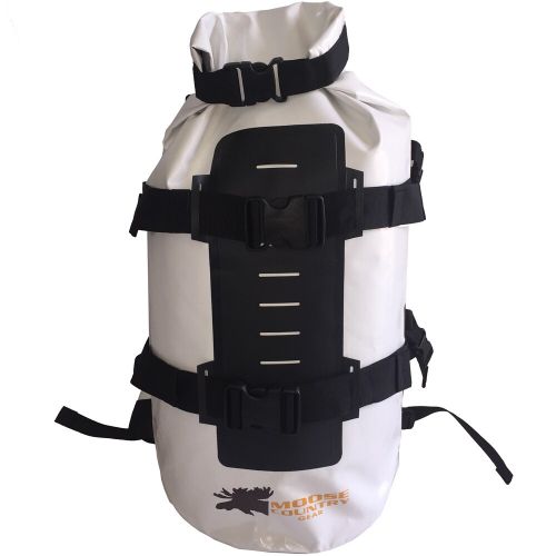  Moose Country Gear White PVC Tarpaulin and PVC 30-liter Dry Bag