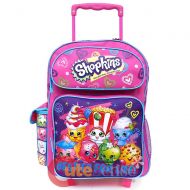 Moose Shopkins Small School Roller Backpack 12 Trolley Rolling Luggage Bag