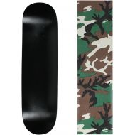 Moose Skateboard Deck Pro 7-Ply Canadian Maple DIP Black with Griptape