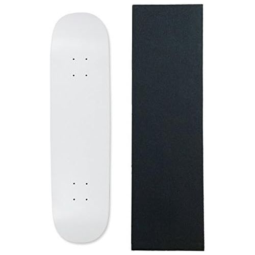  Moose Blank Skateboard Deck 8.5 DPD White Skateboards