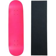 Moose Skateboard Deck Pro 7-Ply Canadian Maple NEON Pink with Griptape