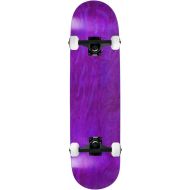 Moose Complete Skateboard Stained Purple 8.25 Black/White Assembled
