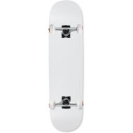 Moose Complete Skateboard Dipped White 8.5 Silver/White Assembled