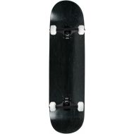 Moose Complete Skateboard Stained Black 7.5 Black/White Assembled