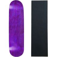 Moose Skateboard Deck Pro 7-Ply Canadian Maple Stained Purple with Griptape