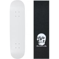 Moose Skateboard Deck Pro 7-Ply Canadian Maple DIP White with Griptape