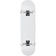 Moose Complete Skateboard Dipped White 7.25 Silver/White Assembled