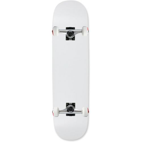  Moose Complete Skateboard Dipped White 7.25 Silver/White Assembled